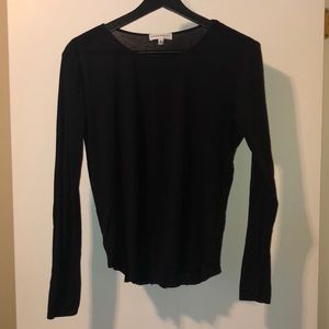 Sheer black long sleeve